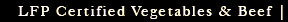 lfp certified vegetables and beef