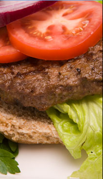 organic beef hamburger